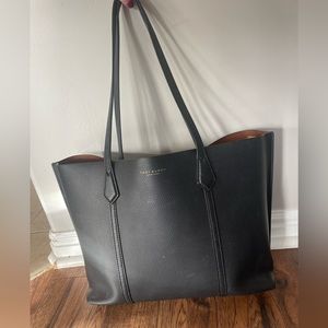 Tory Burch black leather shoulder bag